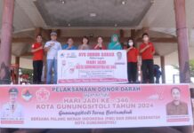 Pemko Gunungsitoli Gelar Aksi Donor Darah ,GPM, dan Osale Meriahkan Hari Jadi Kota Gunungsitoli ke-346 Tahun 2024