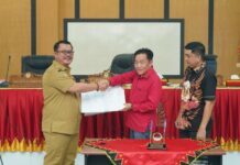 Rapat Paripurna Pengambilan Keputusan atas Ranperda Tentang Perubahan ketiga Atas Peraturan Daerah Kota Gunungsitoli Nomor 8 Tahun 2016 tentang Pembentukan dan Susunan Perangkat Daerah Kota Gunungsitoli dan Penyelenggaraan Kearsipan Kota Gunungsitoli.