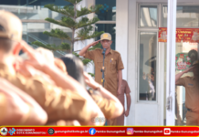 Pemko Gunungsitoli Gelar Upacara Bendera, Tekankan Kinerja dan Administrasi