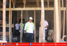 Wali Kota Gunungsitoli Tinjau Progres Renovasi Rumah Perlindungan Sementara Dinas P5A