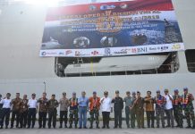 PENYAMBUTAN KRI SMR-594 SEKALIGUS PELAKSANAAN BHAKTI SOSIAL TNI-AL SURYA BHASKARA JAYA 68/2019 DALAM RANGKA PENYELENGGARAAN SAIL NIAS 2019