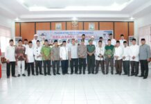 Pemko Gunungsitoli Sambut Kepulangan 12 Jamaah Haji/ Hajjah Tahun 1444 H/ 2023 M