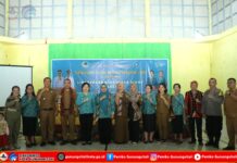 Kegiatan Evaluasi Desa Binaan LBS TP. PKK Provinsi Sumatera Utara di Kota Gunungsitoli