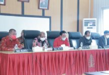 Walikota Gunungsitoli Hadiri Rapat Paripurna DPRD Dalam Rangka Pengumuman Hasil Penetapan Pasangan Calon Terpilih Walikota dan Wakil Walikota Gunungsitoli Tahun 2020