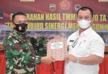 Wakil Walikota Gunungsitoli Hadiri Acara Penutupan TMMD ke-110 Tahun 2021