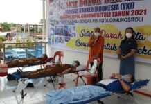Walikota Gunungsitoli Tinjau Aksi Donor Darah Yang Dilaksanakan YKI Cabang Kota Gunungsitoli